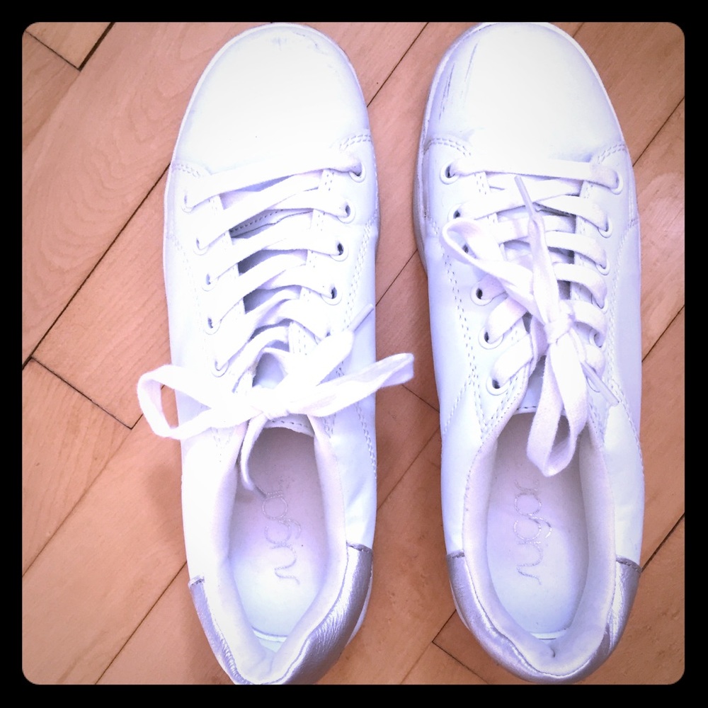 White sneakers